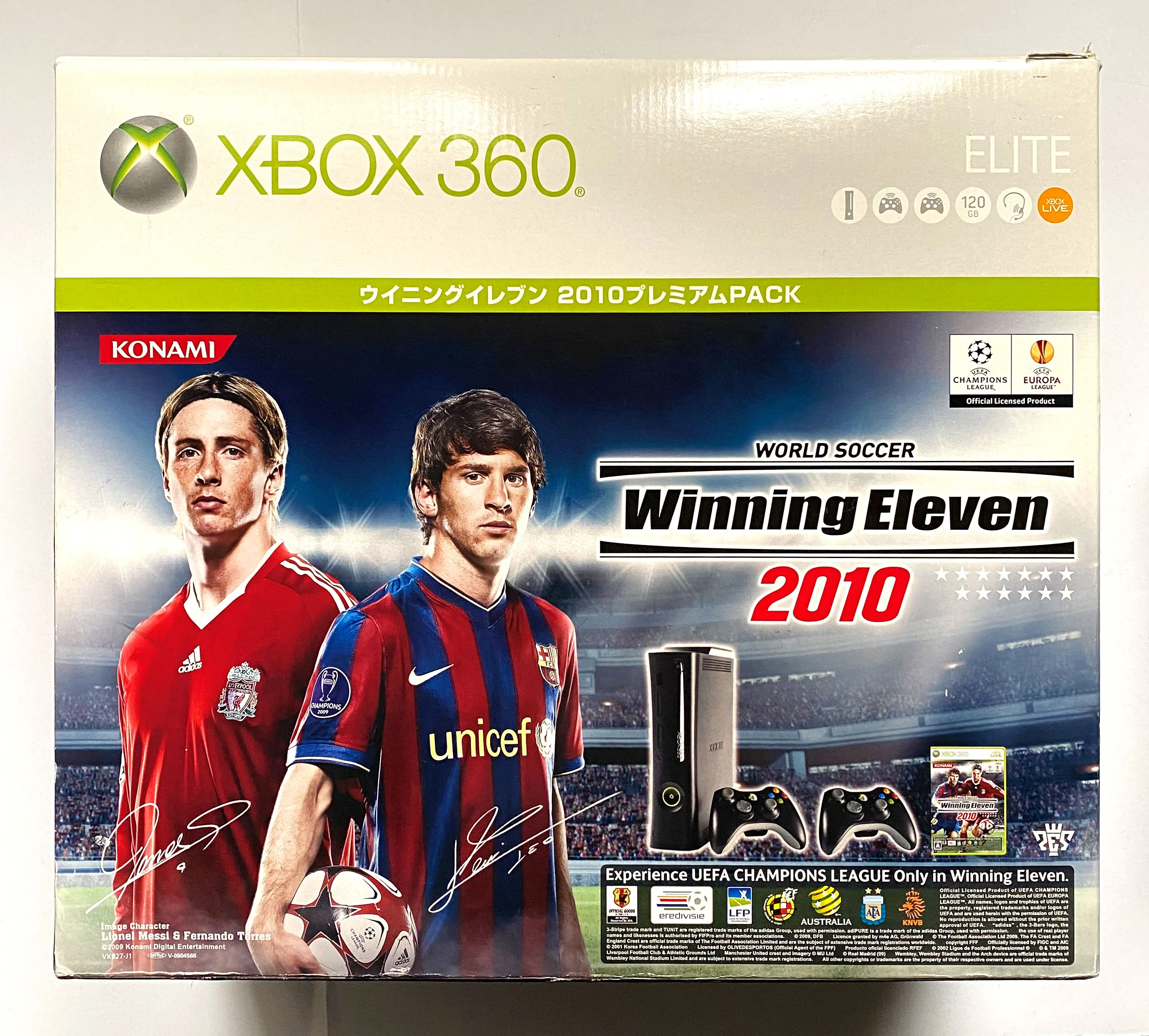  Microsoft Xbox 360 Elite Winning Eleven 2010 PES Bundle