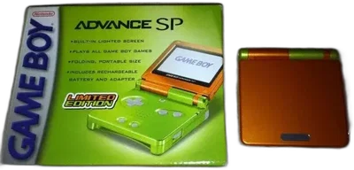 Nintendo Game Boy Advance SP Dual Tone Spice/Lime Console