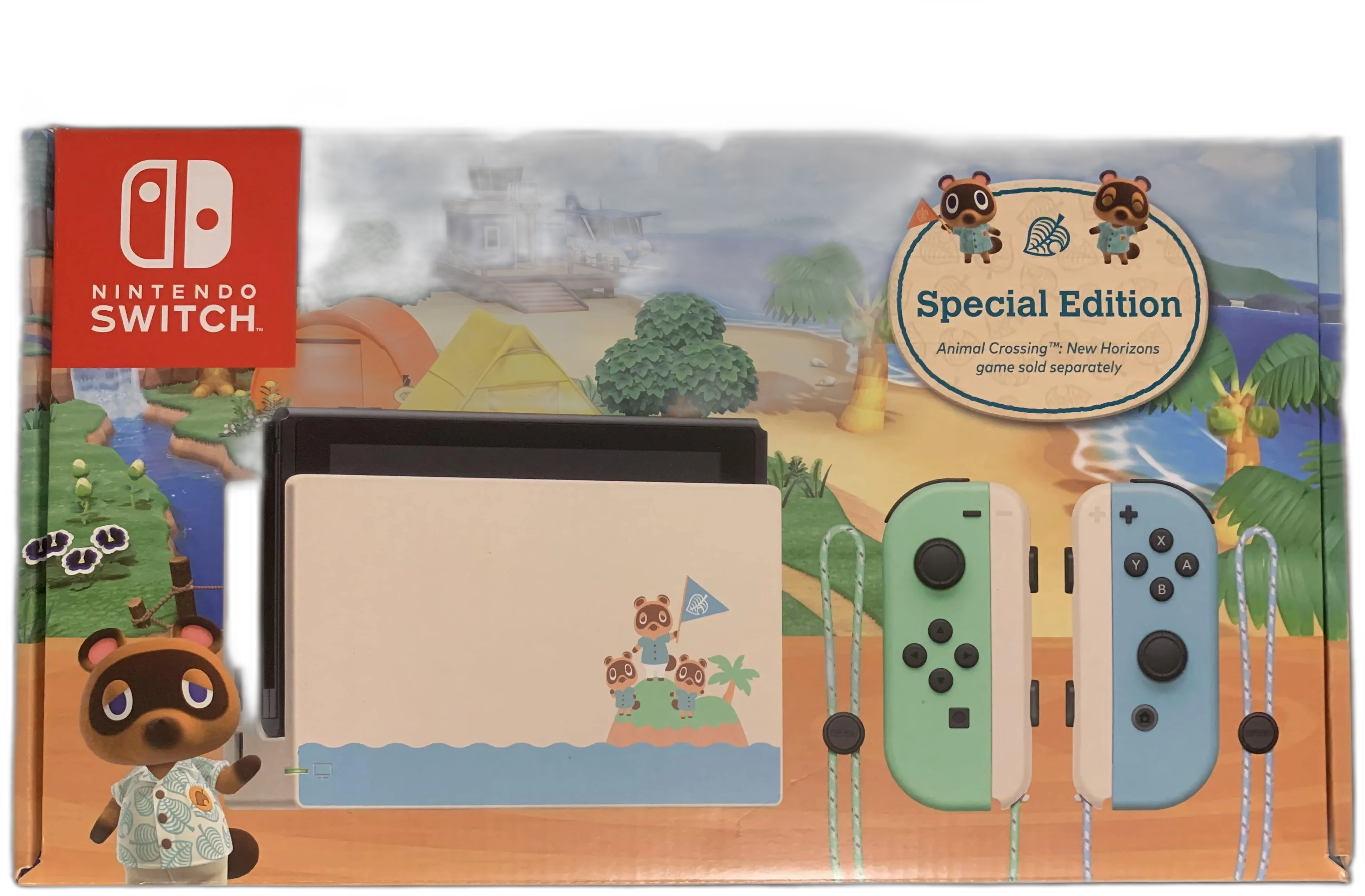  Nintendo Switch Animal Crossing New Horizons Console [AS]