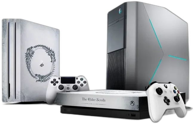  Microsoft Xbox One X The Elder Scrolls Online Console