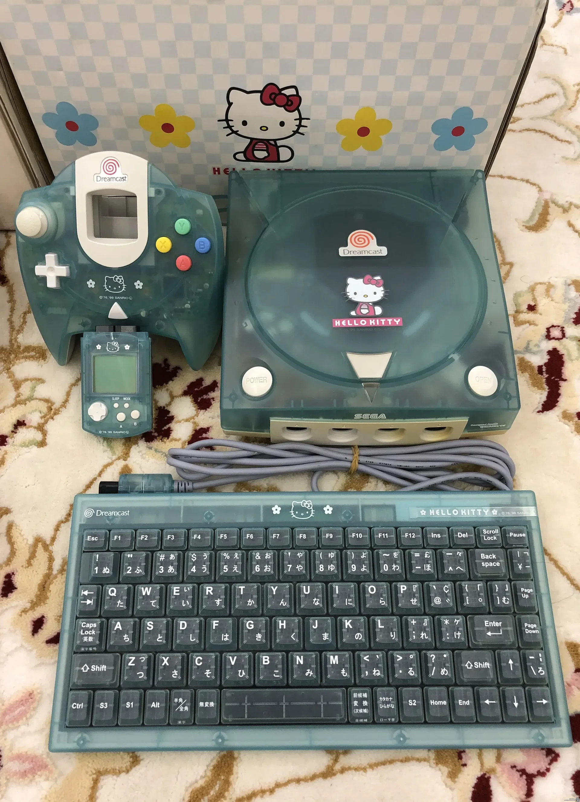 Consolevariations - Sega Dreamcast Hello Kitty Blue Console