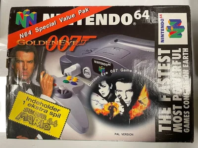 Nintendo 64 James Bond GoldenEye 007 + Super Mario 64 Bundle [SCN]