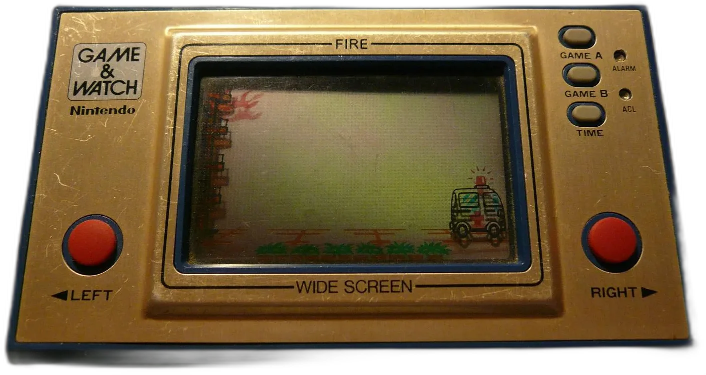  Nintendo Game &amp; Watch Fire Wide Screen