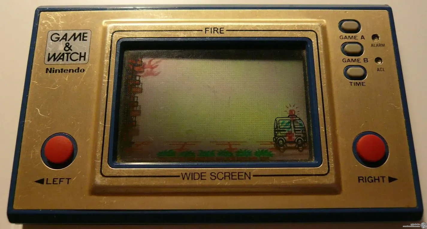 Consolevariations - Nintendo Game & Watch Fire Wide Screen
