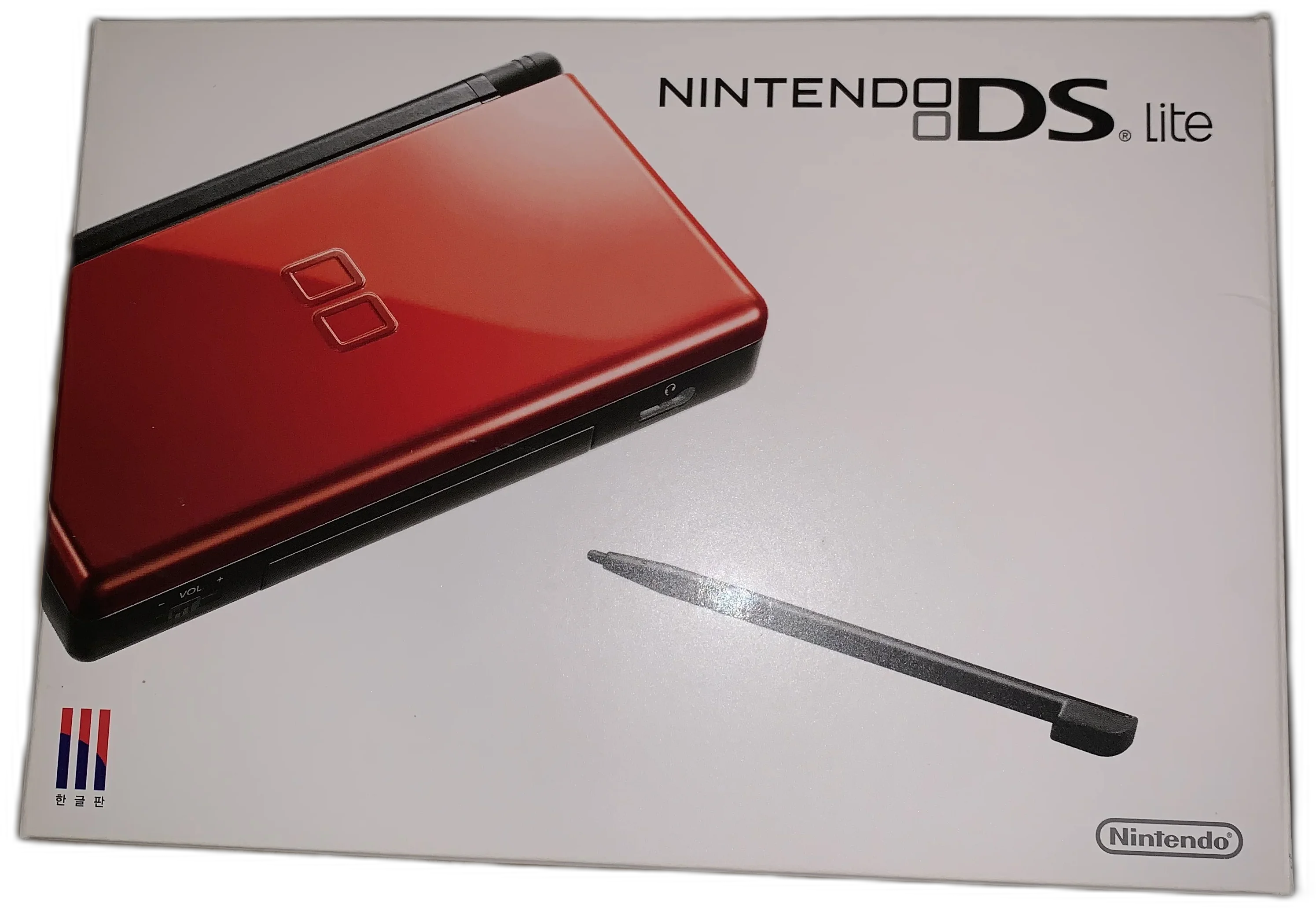  Nintendo DS Lite Crimson &amp; Black Console [KOR]
