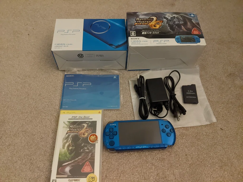 Consolevariations - Sony PSP 3000 Monster Hunter 2G Console