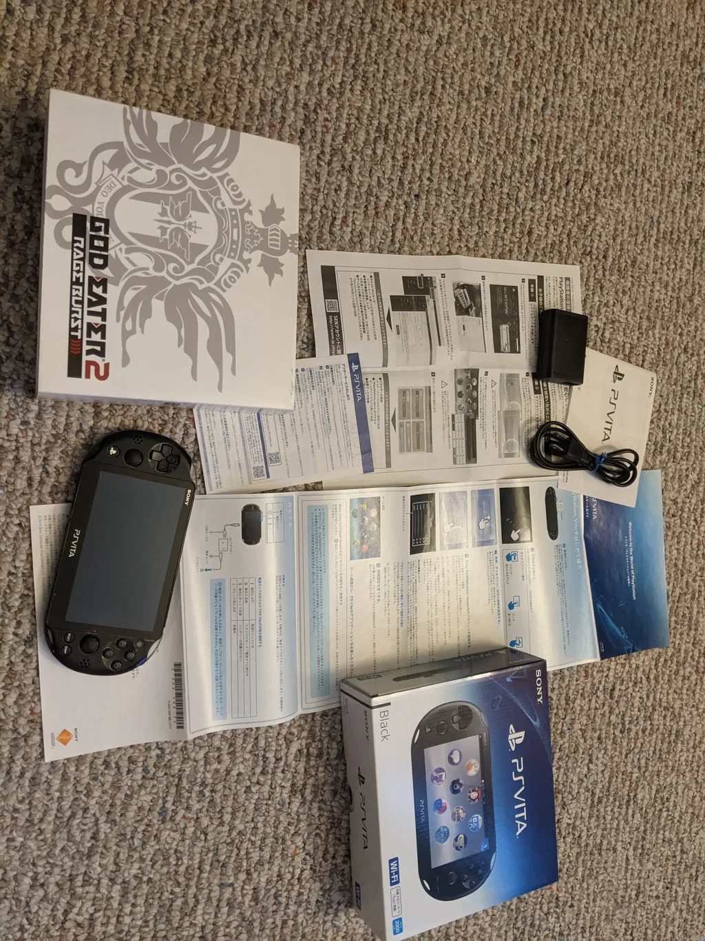 Consolevariations - Sony PS Vita Slim God eater 2 Rage Burst Black