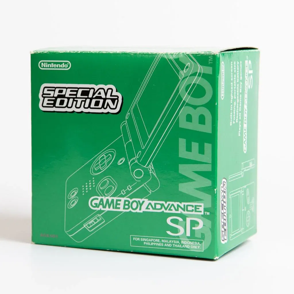 Game Boy Advance SP Emerald Green Console - Consolevariations