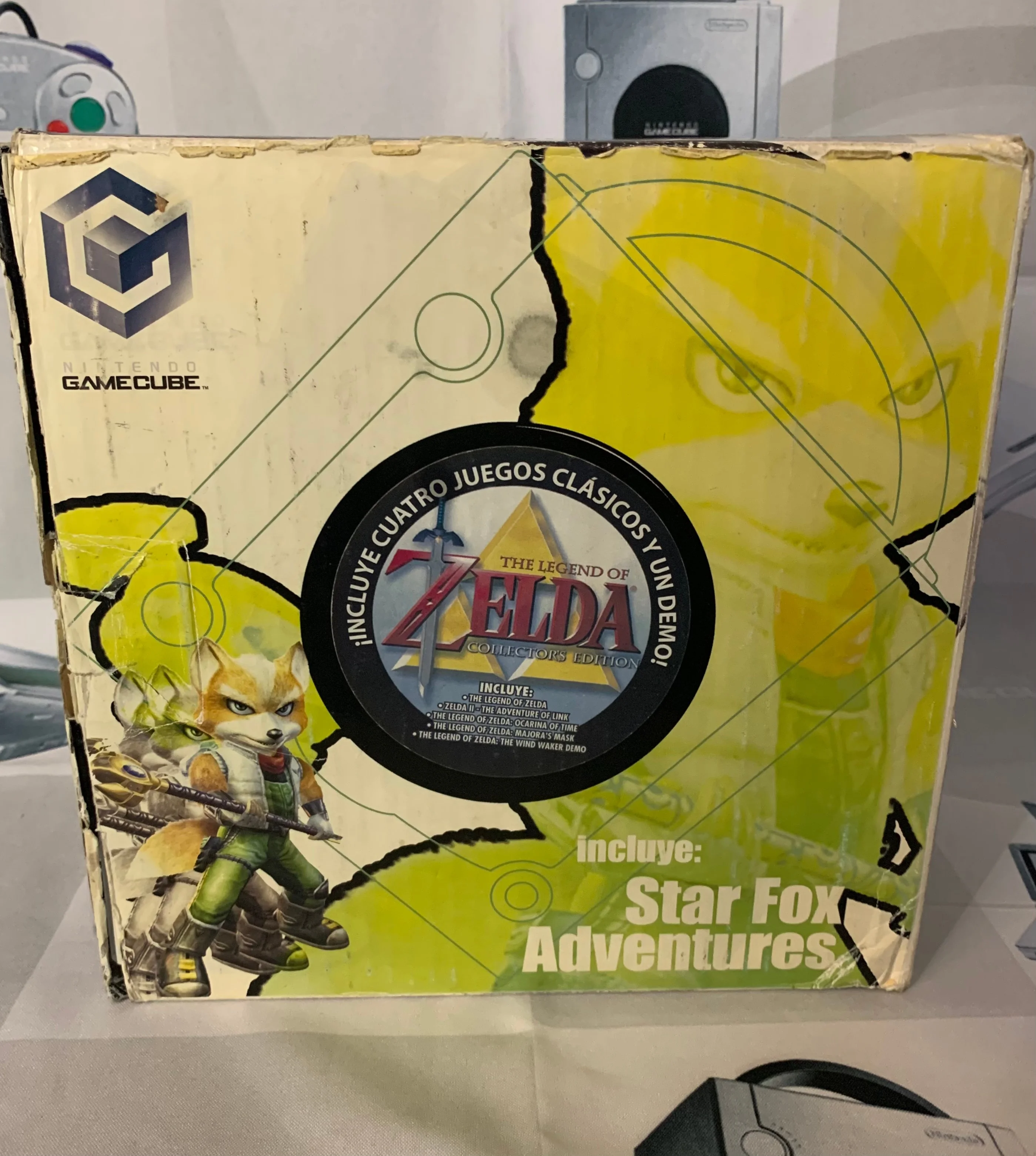  Nintendo Gamecube Starfox Adventures + The Legend Of Zelda Collector&#039;s Edition Bundle