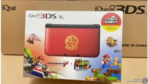 Consolevariations - iQue 3DS XL Mario Red & Gold [CN 
