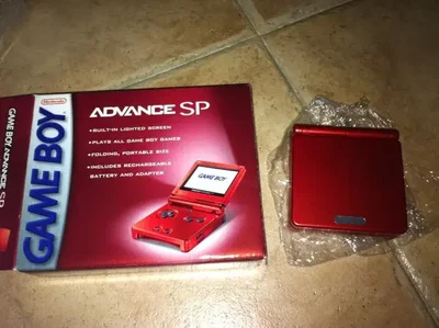 Nintendo Game Boy Advance SP Flame Red Console