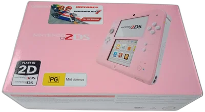 Nintendo 2DS Mario Kart 7 Pink and White Bundle