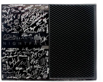 Microsoft Xbox One Halo Nightfall Movie Launch Party Signed Console