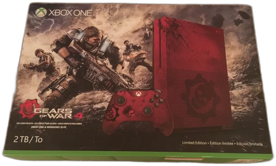  Microsoft Xbox One S Gears of War 4 Console [NA]