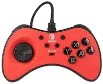 Power A Switch Red and Black Wired FightPad