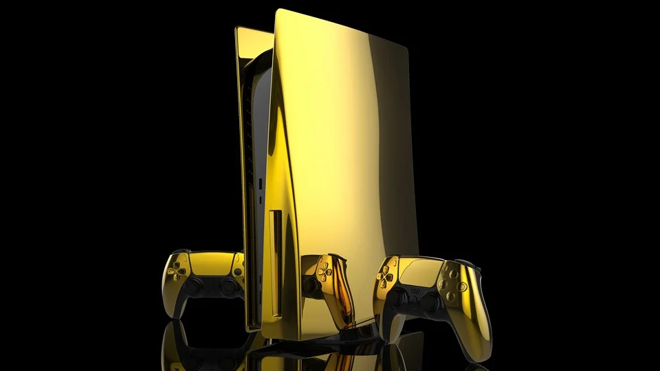  Sony PlaySation 5 Golden Console