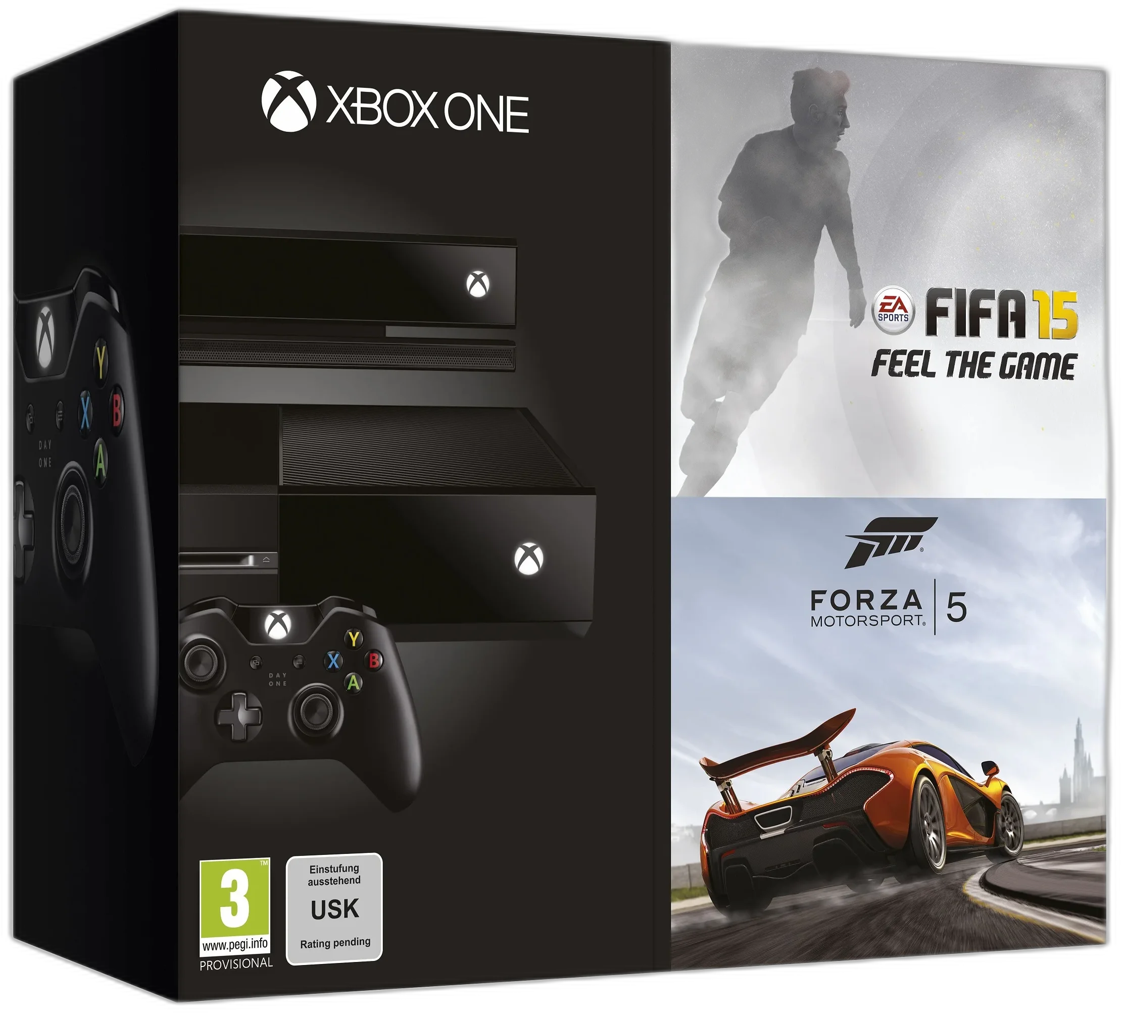  Microsoft Xbox One Fifa 15 + Forza 5 Bundle