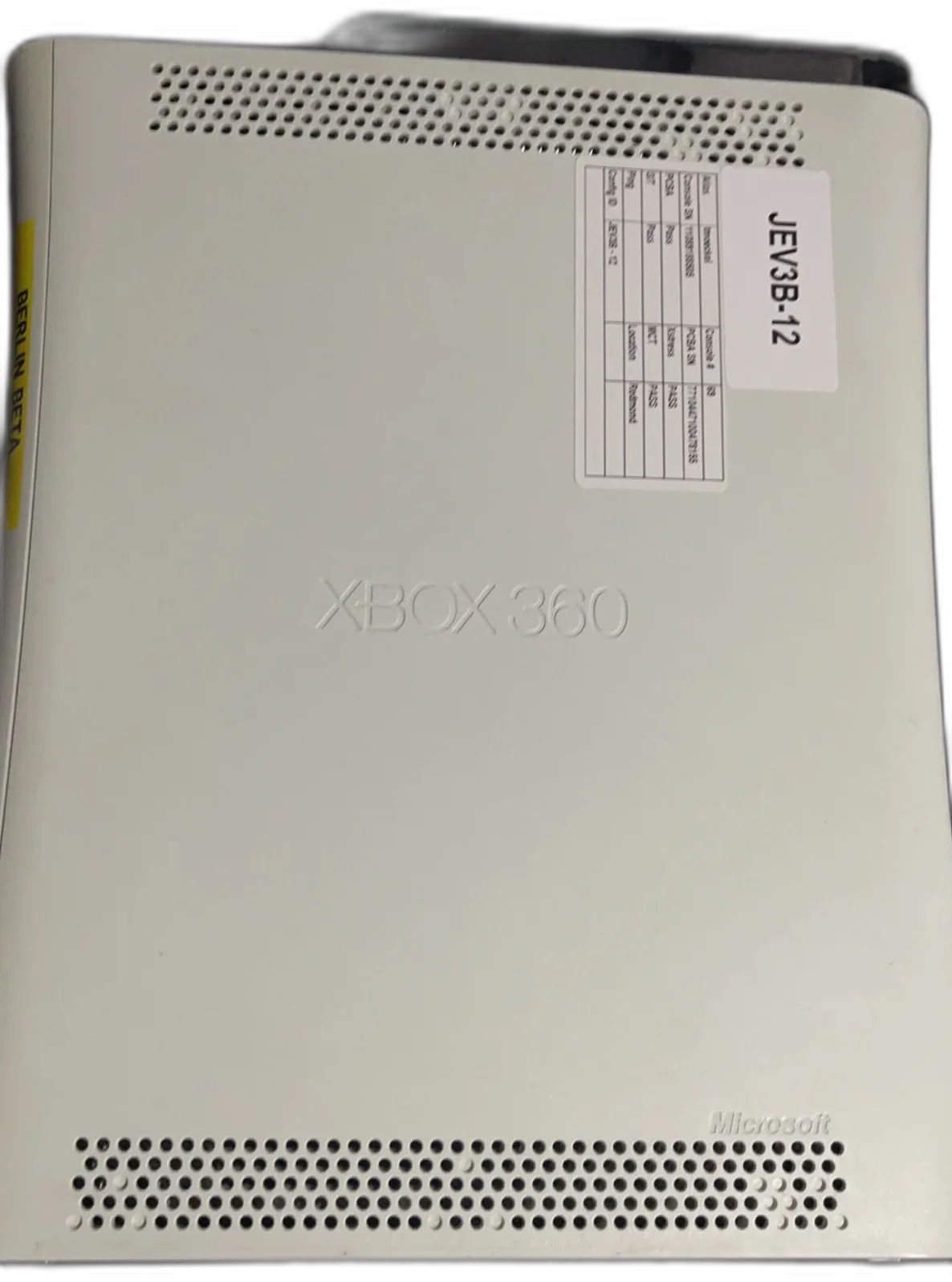  Microsoft Xbox 360 Jasper JEV3B-12 Console