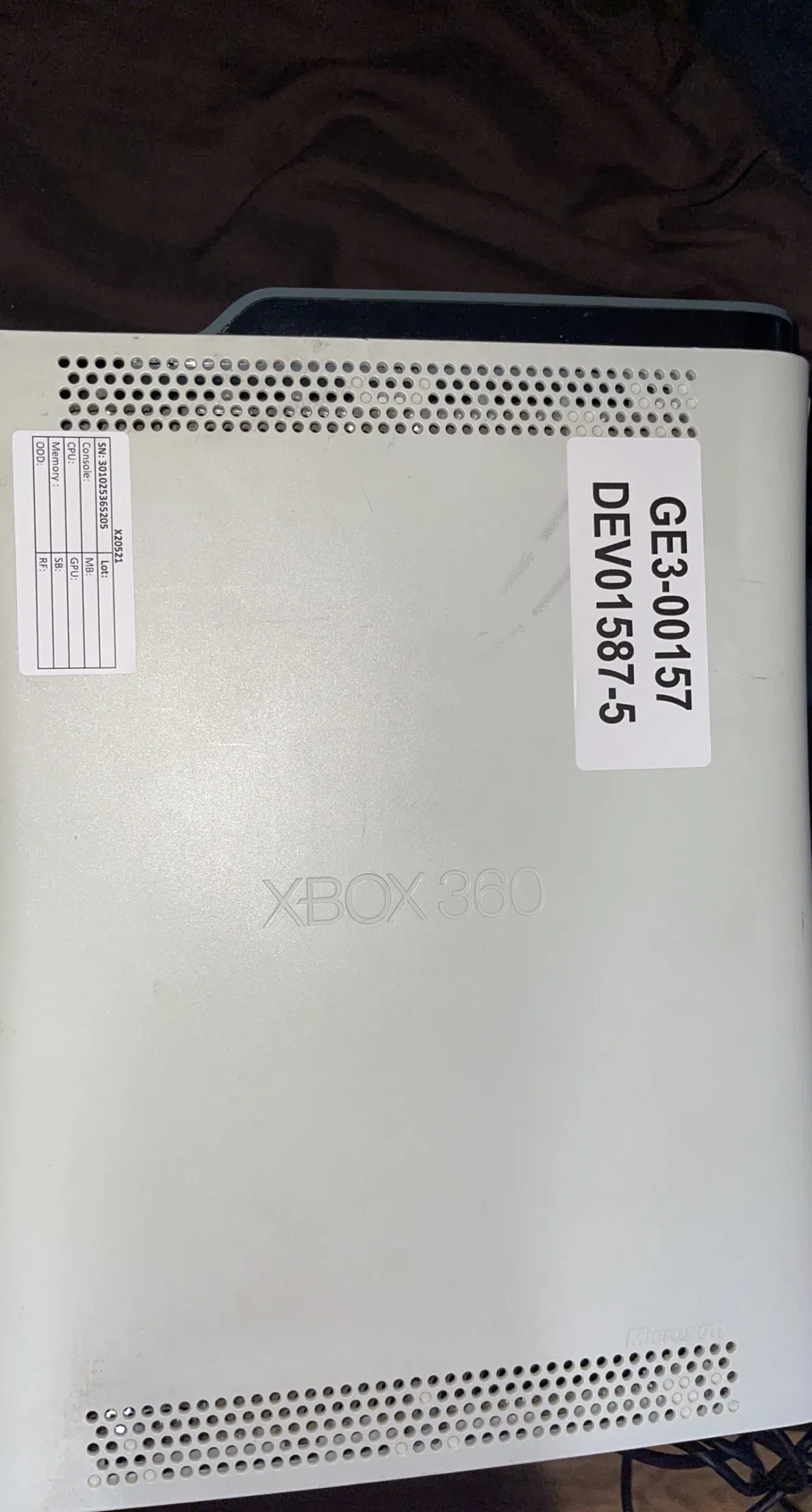 Microsoft Xbox 360 Jasper JDV212 GE300204 Retail Prototype
