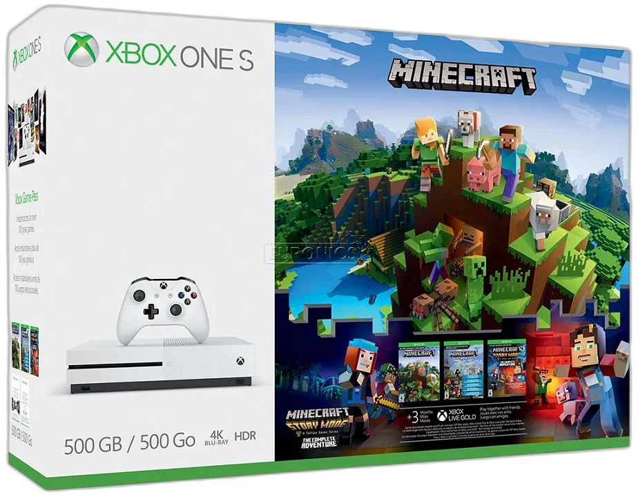  Microsoft Xbox One S Minecraft Bundle 2 [NA]