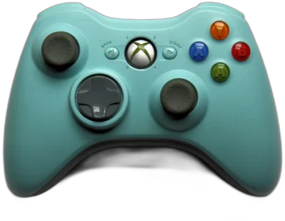 Microsoft Xbox 360 Pale Blue Controller