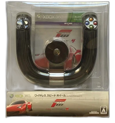 Microsoft Xbox 360 Forza Motorsport 4 Speed Wheel Controller Bundle