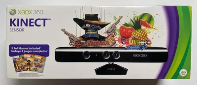 Microsoft Xbox 360 Kinect Fruit Ninja + Kinect Adventure Bundle