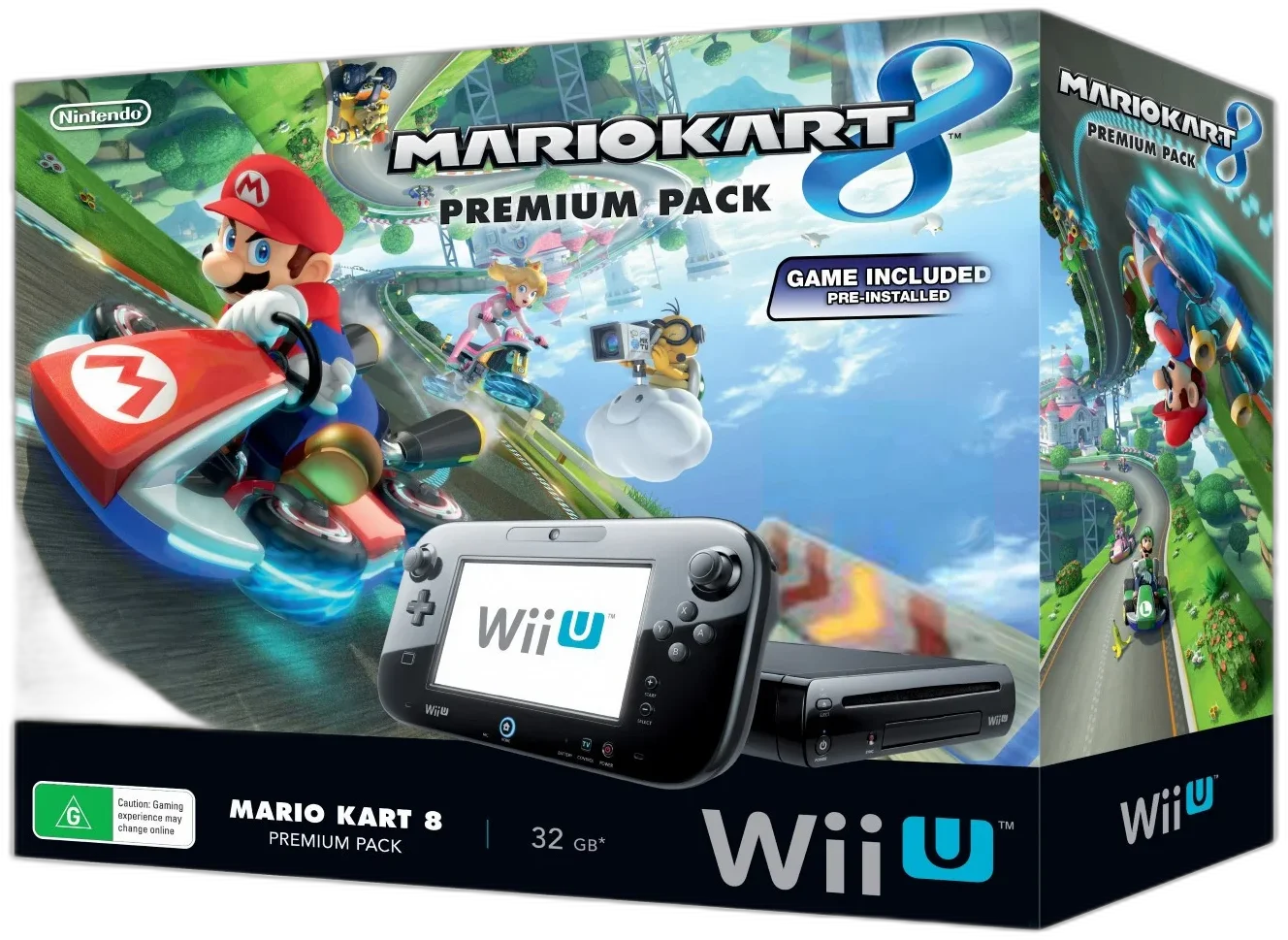 Nintendo Wii U Mario Kart 8 Bundle [AUS]