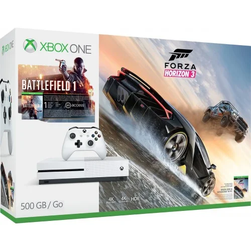  Microsoft Xbox One S Battlefield 1 + Forza Horizon 3 Bundle [EU]