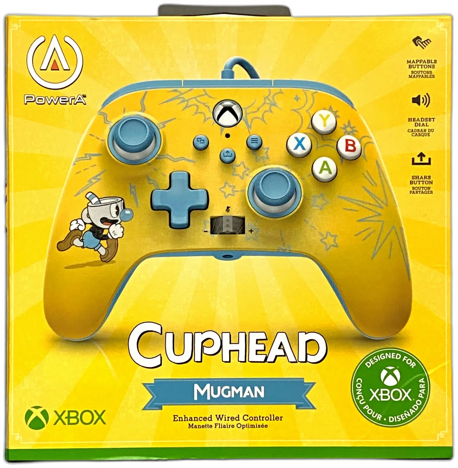 PowerA Cuphead Xbox Wired Controller Consolevariations