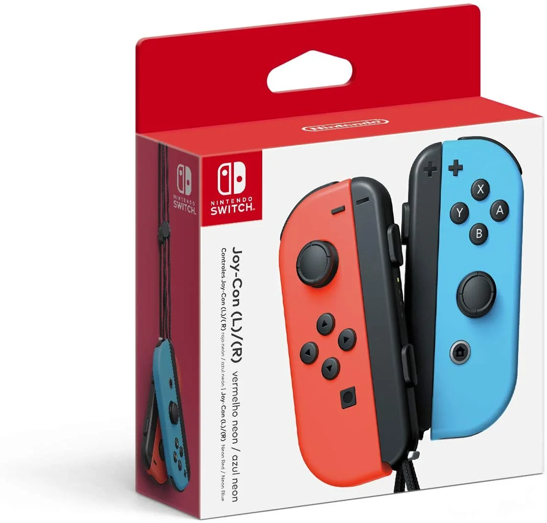  Nintendo Switch Neon Red / Blue Joy-Con [BR]