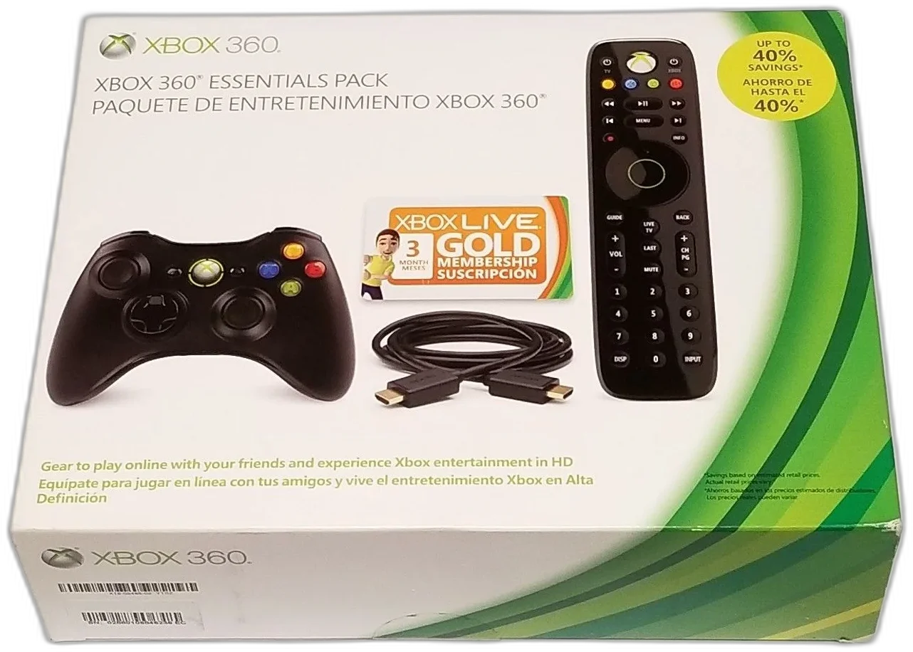  Microsoft Xbox 360 Essetials Pack