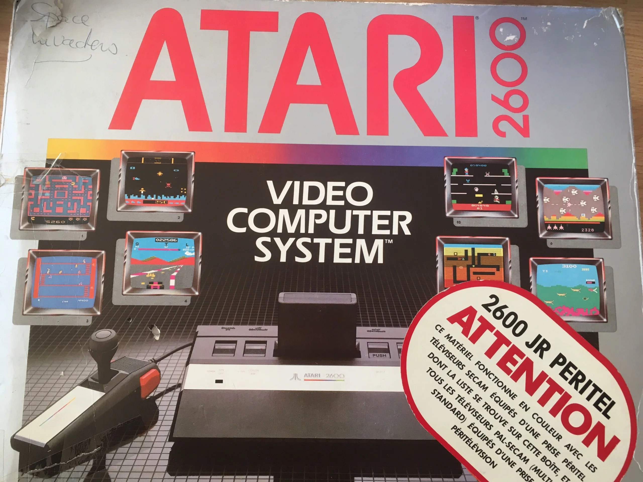  Atari 2600 Jr. Peritel Console