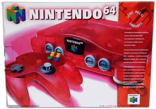  Nintendo 64 Multi-sabores Cereja [BR]