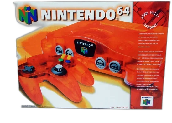  Nintendo 64 Multi-sabores Tangerina [BR]