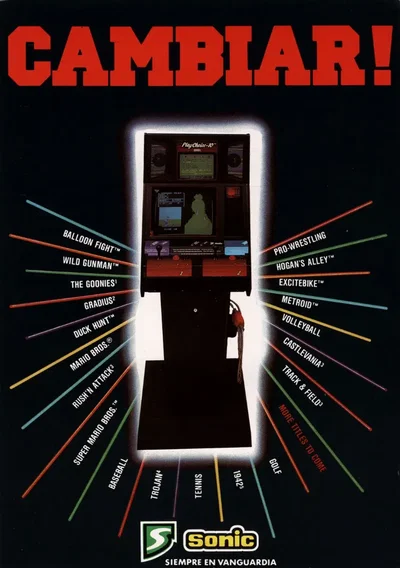 Nintendo Sonic PlayChoice 10 Cabinet [ES]