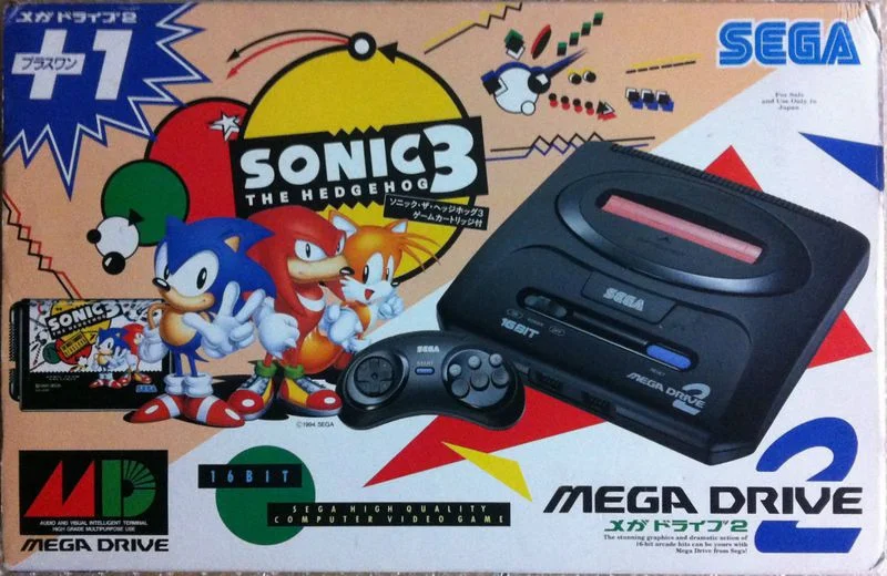  Sega Mega Drive 2 Sonic the Hedgehog 3 Bundle [JP]