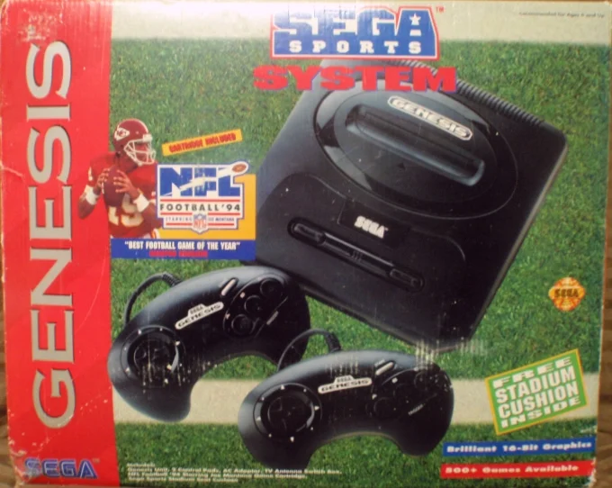  Sega Genesis 2 NFL Football 94 Bundle [NA]