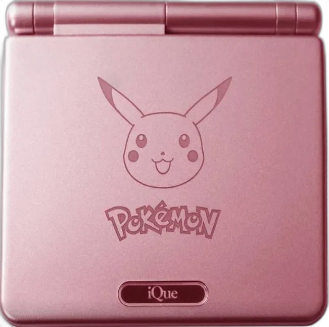  iQue Game Boy Advance SP Pikachu Pink Console