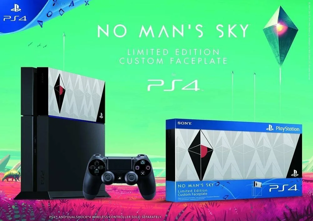  Sony PlayStation 4 No Man&#039;s Sky Faceplate