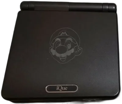 iQue Game Boy Advance SP Mario Silver Console