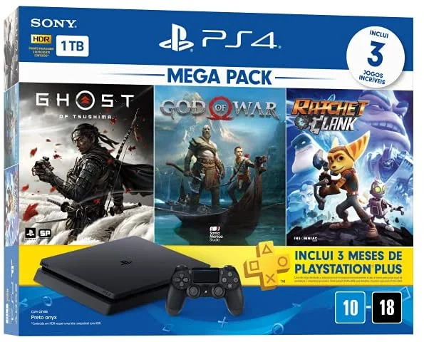  Sony PlayStation 4 Slim Mega Pack V18 Bundle