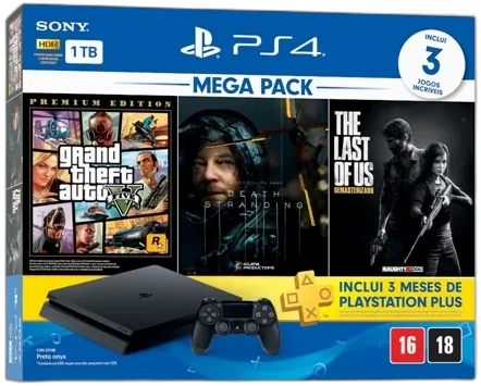  Sony PlayStation 4 Slim Mega Pack V9 Bundle