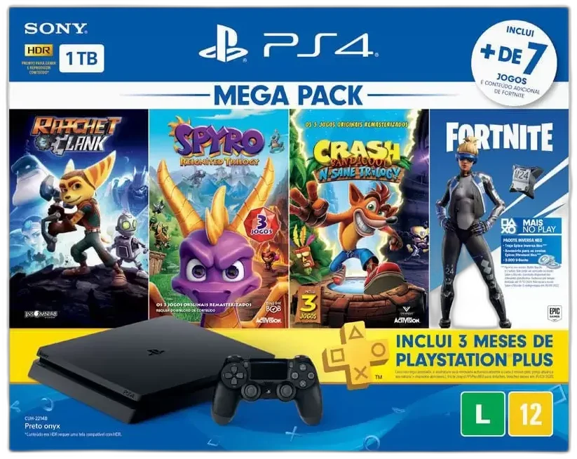  Sony PlayStation 4 Slim Mega Pack V8 Bundle