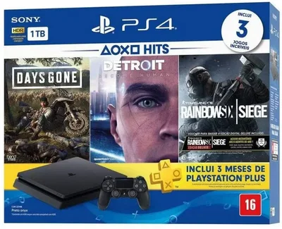 Sony PlayStation 4 Slim PlayStation Hits  Pack V5 Bundle