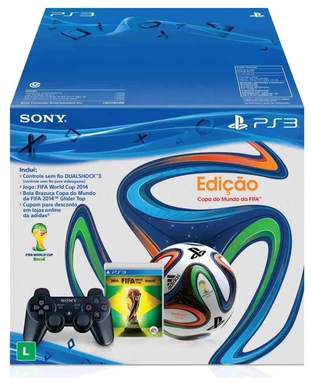 ソニー・プレステ4・2014 FIFA World Cup 限定版 未使用品 PS4 FIFA 14 2014 FIFA World Cup Brazil Limited Pack with