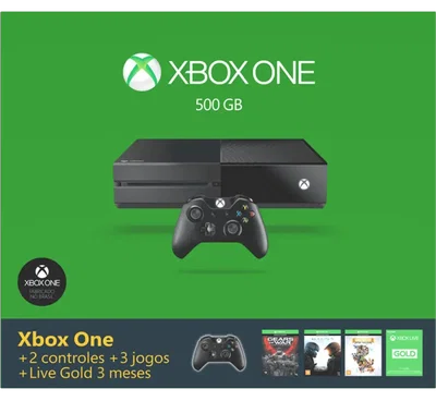 Microsoft Xbox One  2 Controllers + Gears of War, Halo and Rare Replay Bundle [BR]