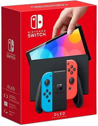 Nintendo Switch OLED Red/Blue Joycon Console [NA]