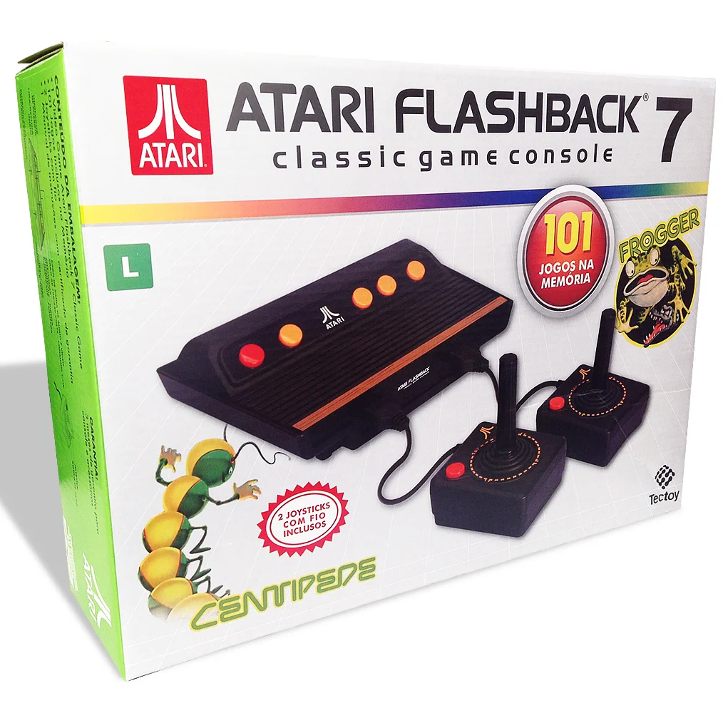  Atari Flashback 7 Tec Toy Classic Game Console [BR]