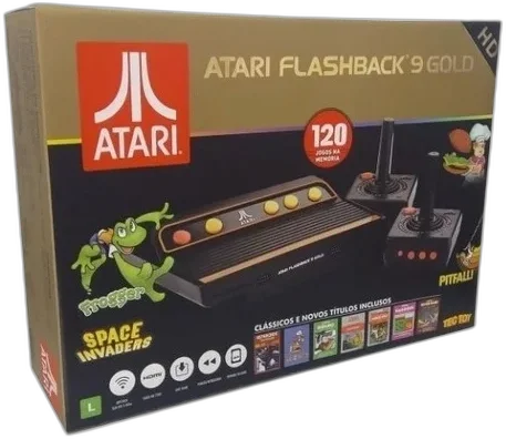  Atari Flashback 9 Gold HD Classic Game Console [BR]